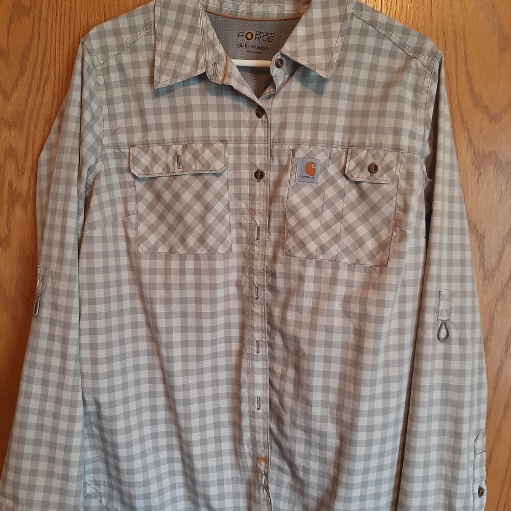 Carhartt Force button up shirt worn once!